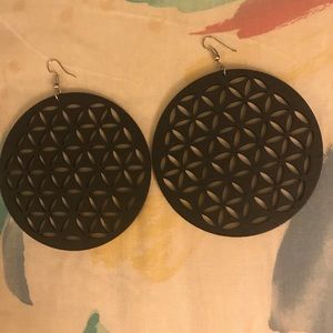 Black earrings